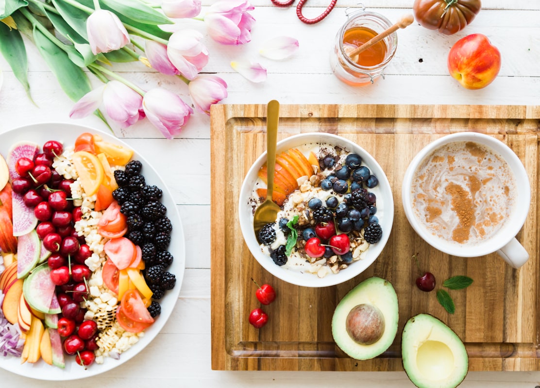 Colorful berries with antioxidants and vitamin C
